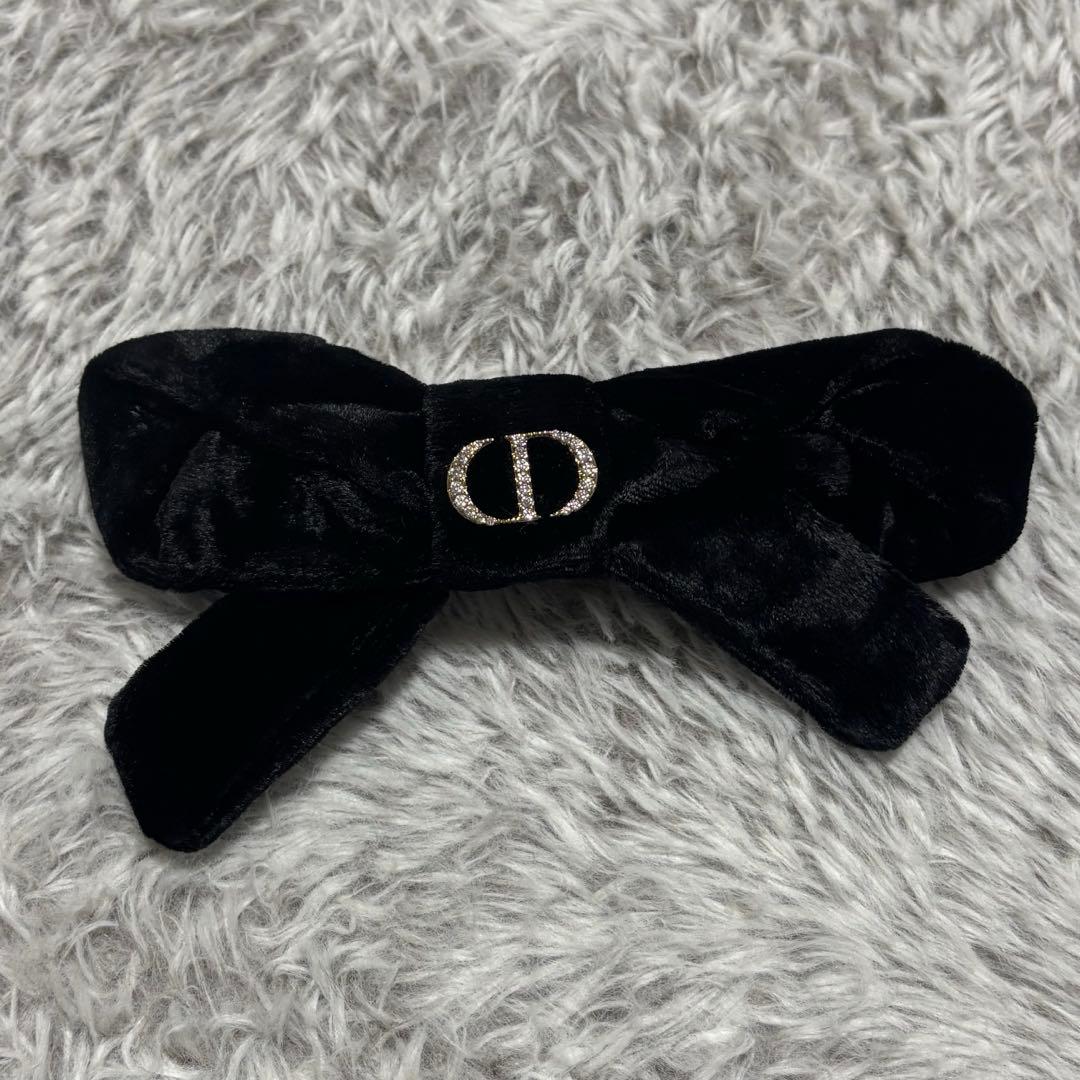 Diorissimo リボンバレッタ ディオール ベルベット