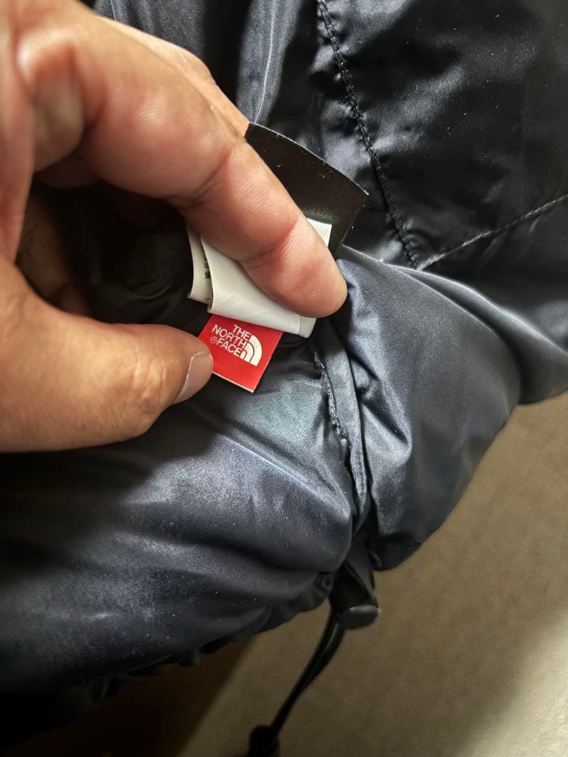 ノースフェイス　ヌプシ　センターロゴ　700fil 　ブラック　XL 90s