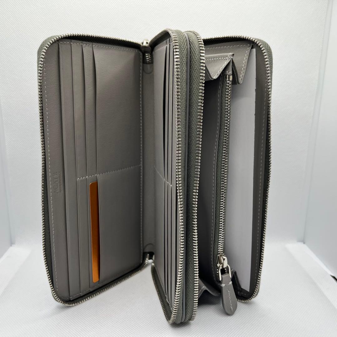 ACATE IRIFI アカーテ ラウンドダブルジップウォレット