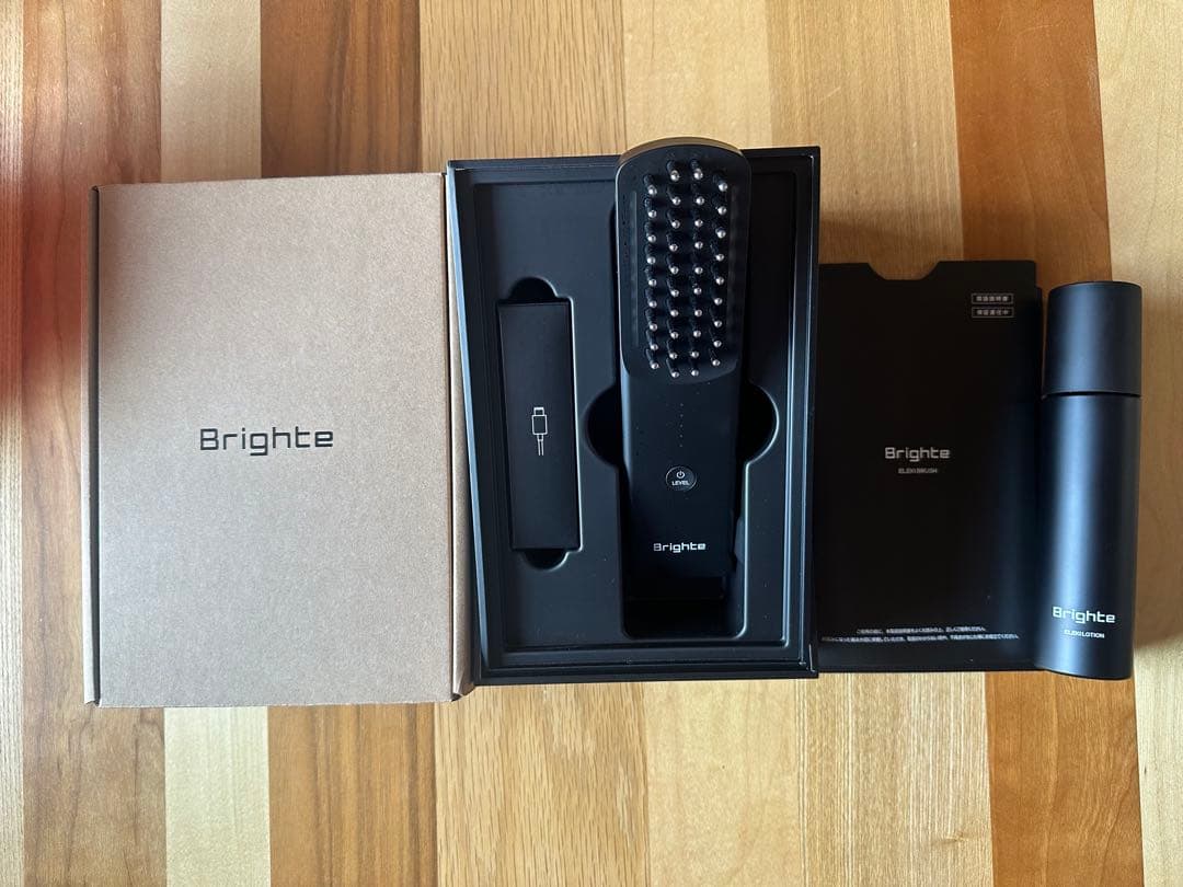 Brighte ブライト　エレキブラシ　美顔器 LEDライト機能付き