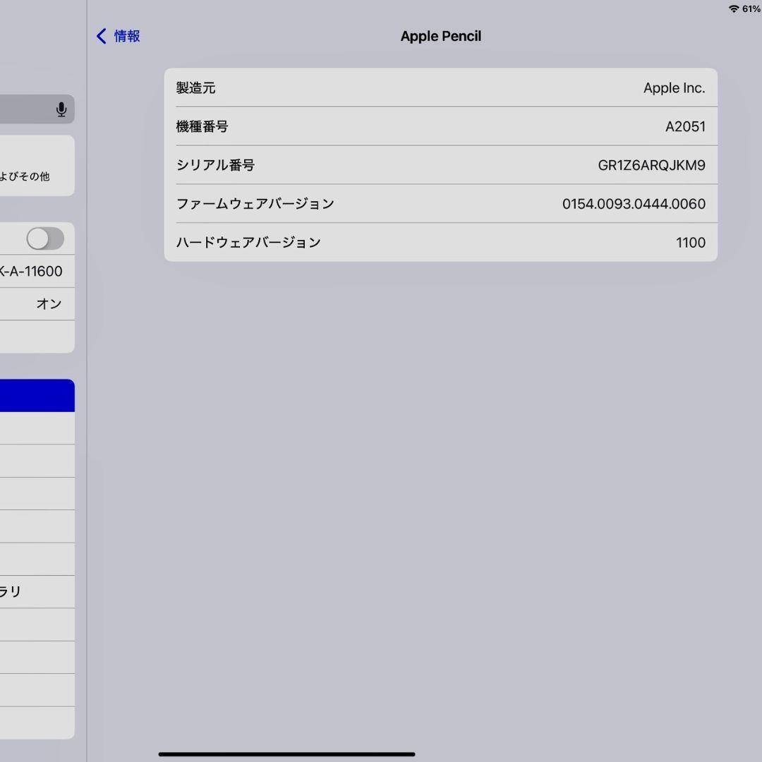 【美品】iPadPro(第4世代)12.9 WiFi 256GBスペースグレー