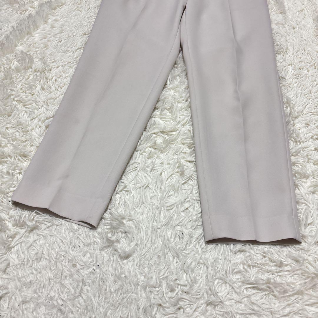 PLST　プラステ　セットアップ　ノーカラー　ボタンレス　ベージュ　Mサイズ