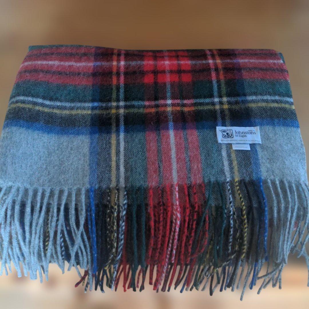 Johnstons of Elgin カシミヤ ストール