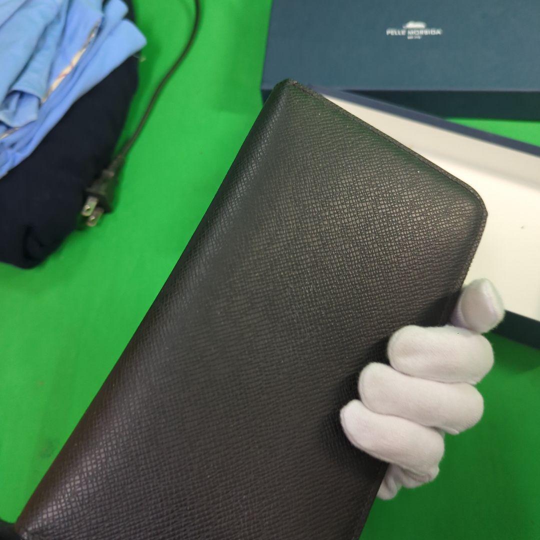 PELLE MORBIDA ブラック 長財布　Barca　ラウンドファスナー