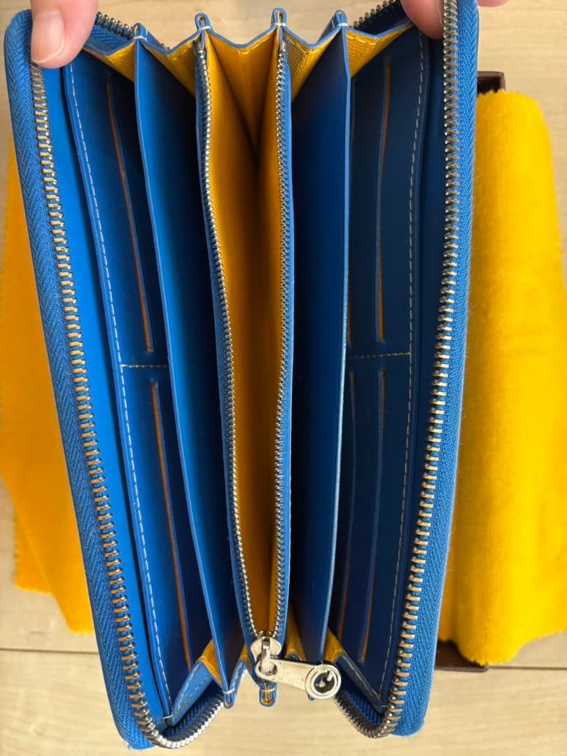 Goyard ブルー 長財布