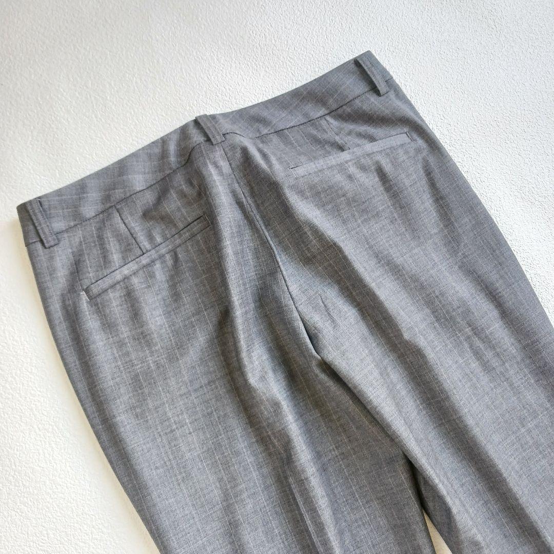 極美品♬セオリーリュクス　パンツスーツ　グレー　小さいサイズ34～36　ビジネス
