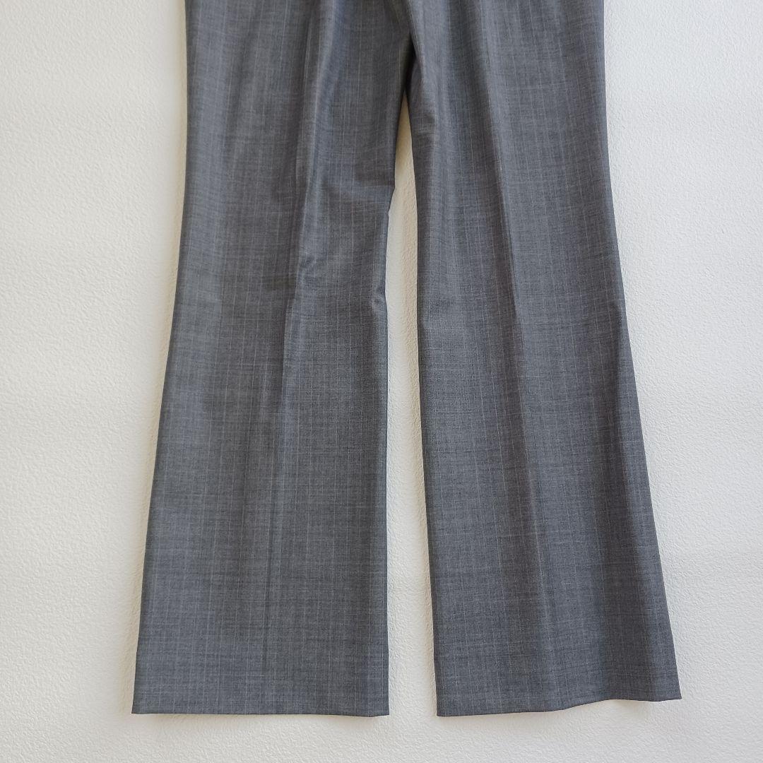 極美品♬セオリーリュクス　パンツスーツ　グレー　小さいサイズ34～36　ビジネス