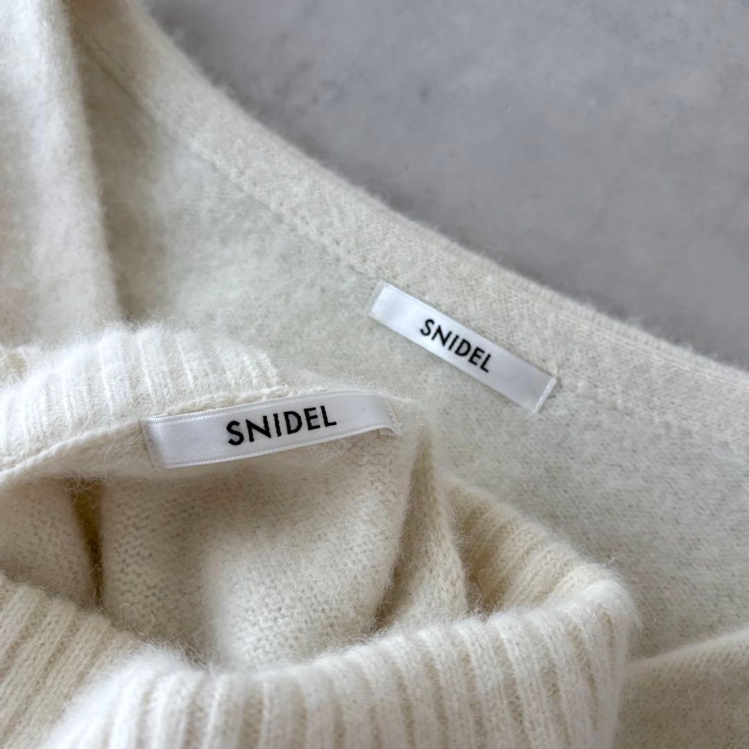 美品♡　スナイデル　フォックスアルパカ　カーディガン＆ノースリタートル　セット