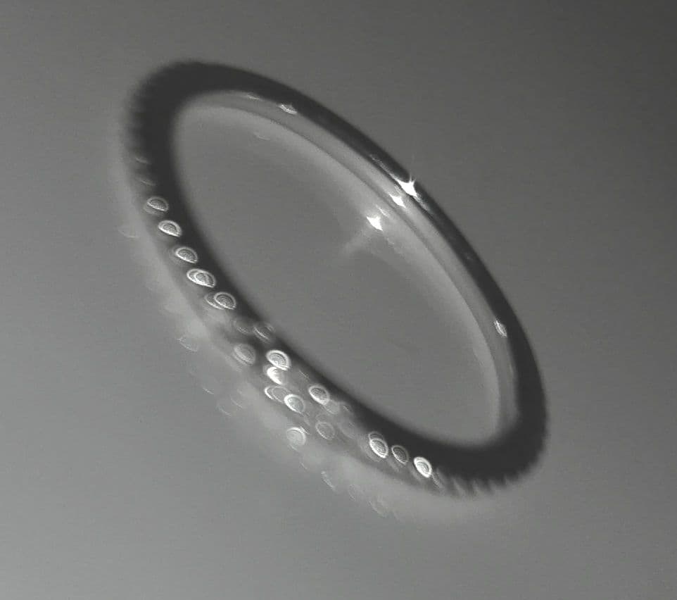 K10ホワイトゴールド ダイヤモンドリング 3石