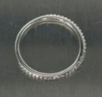 K10ホワイトゴールド ダイヤモンドリング 3石