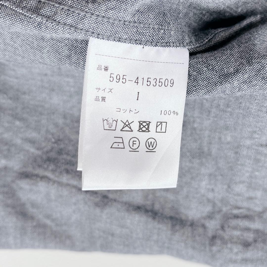 24年モデル✨MHL. バンドカラー　シャツ　コットン　長袖