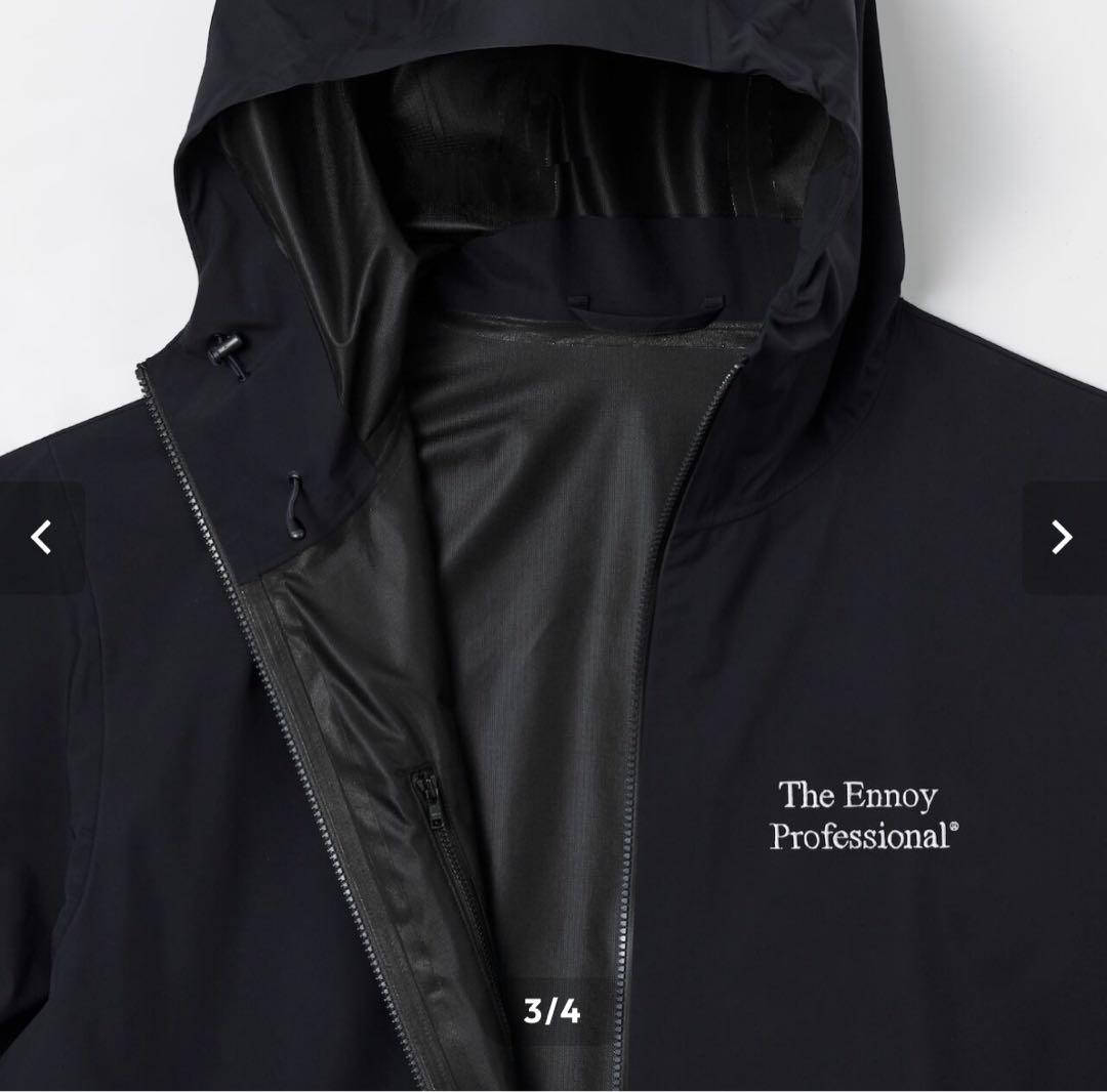ジャケット・アウター ENNOY 3Layer Shell Hoodie Black L size