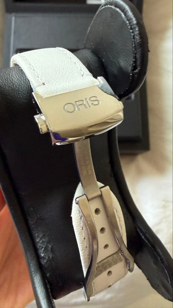 ORIS ホワイトレザー 時計