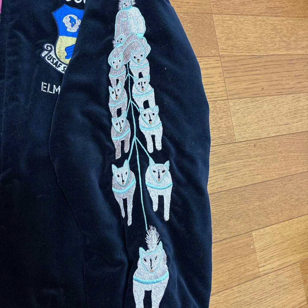 テーラー東洋　リバーシブルスカジャン　アラスカ　白熊