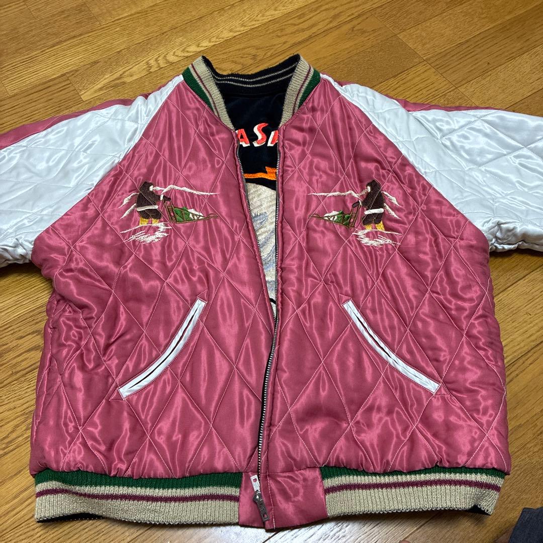 テーラー東洋　リバーシブルスカジャン　アラスカ　白熊