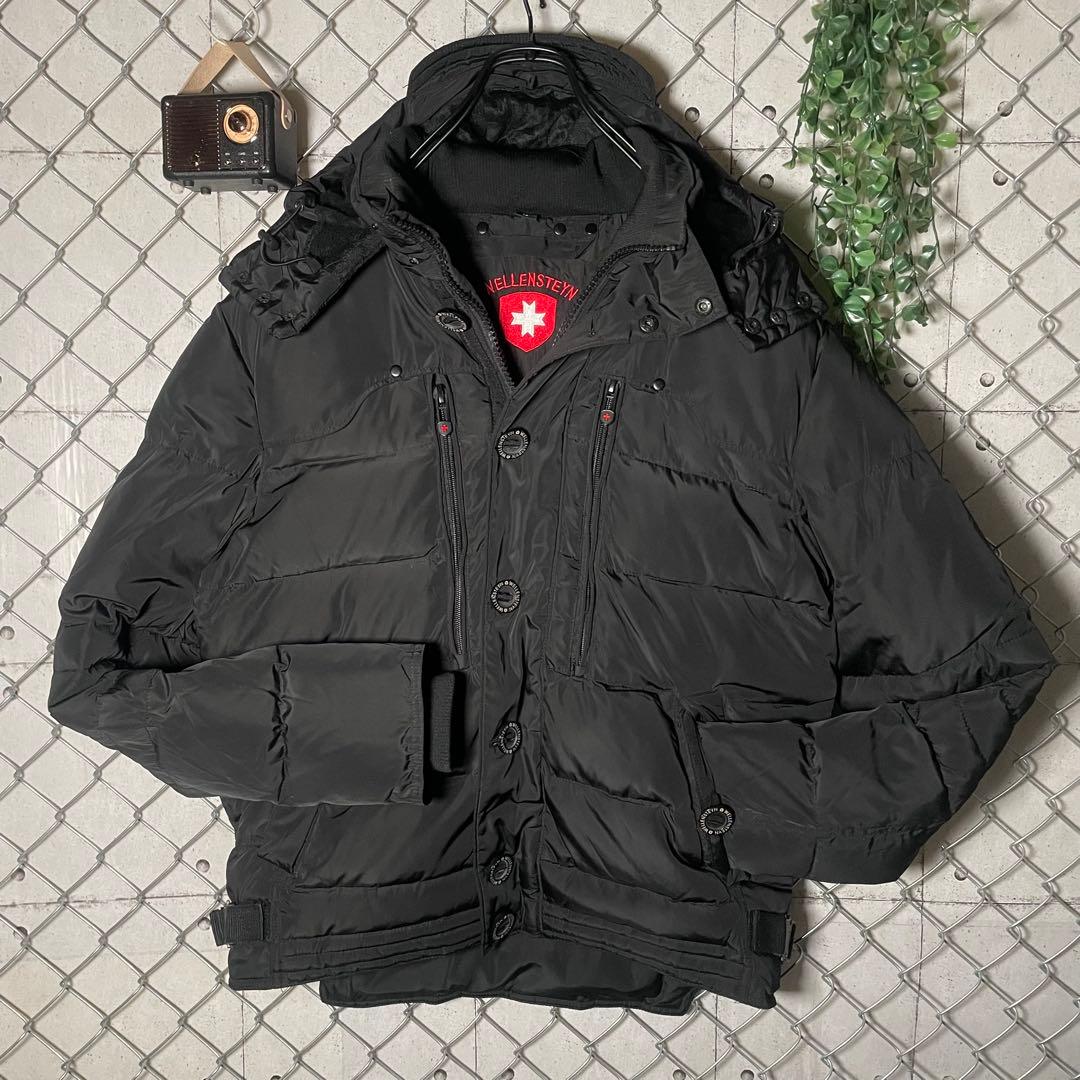 WELLENSTEYN ウェレンステイン ダウンジャケットドイツ製 撥水 黒 L