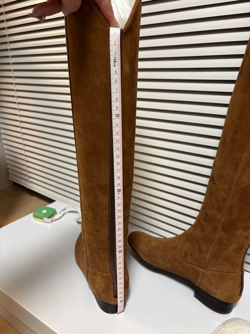 ☆新品、未使用☆ダイアナ　ニーハイスエードブーツ　23.5センチ　キャメル