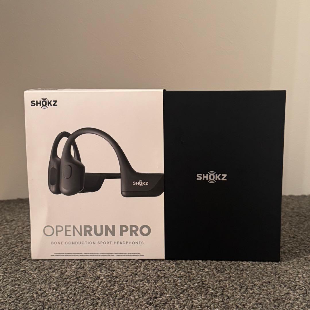 【美品】SHOKZ OPENRUN PRO ブラック S810 骨伝導