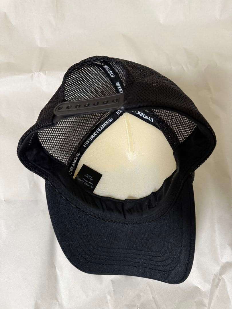 正規品 ヒステリックグラマー SEE NO EVIL スタッズメッシュキャップ