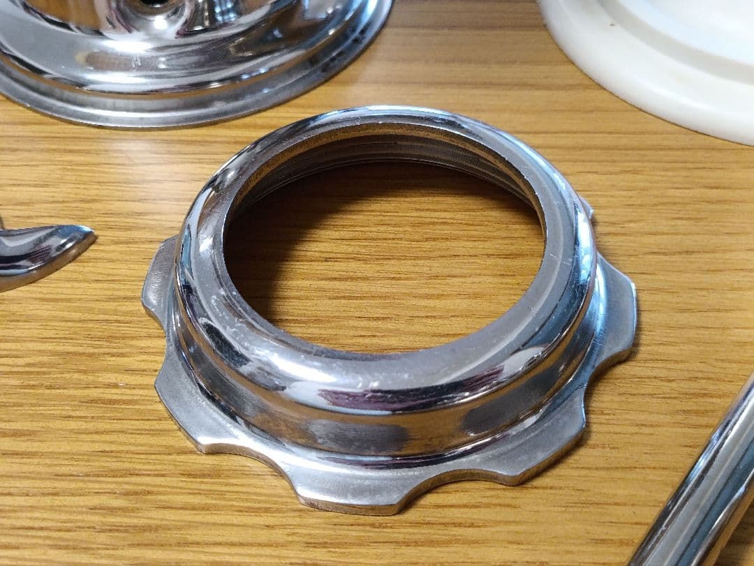 イタリア製　手動ミンサー 　ミートチョッパー　ステンレス