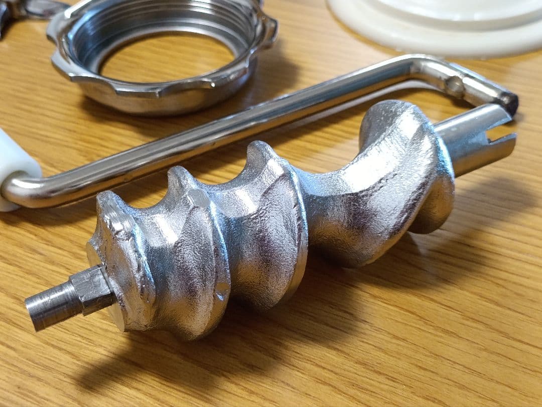 イタリア製　手動ミンサー 　ミートチョッパー　ステンレス