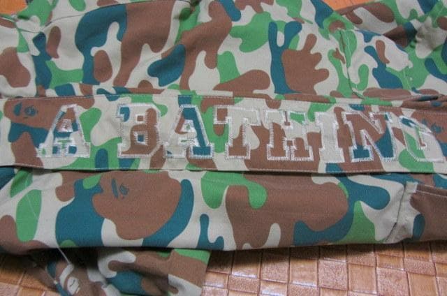 アベイシングエイプ　猿迷彩　ナイロンマウンテンパーカー/M　猿カモ　ダブルジップ