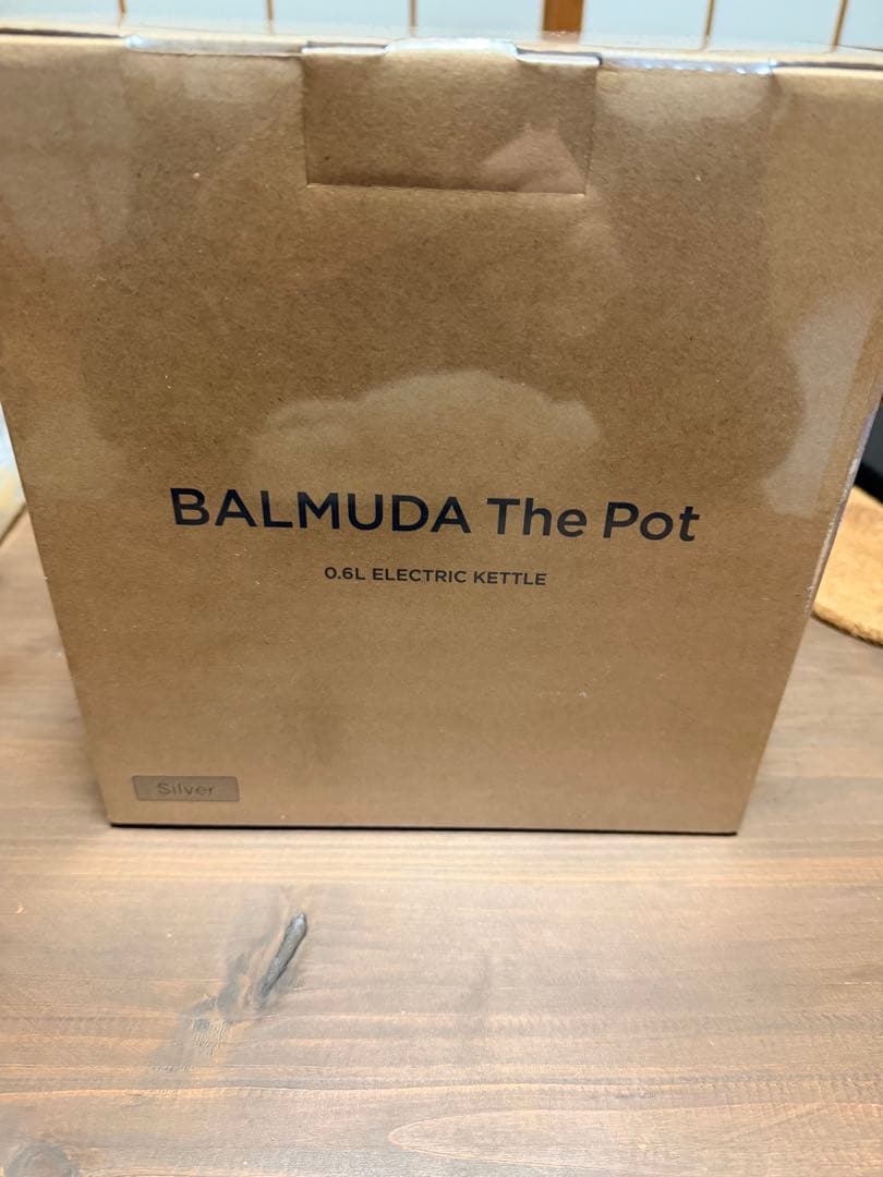BALMUDA The Pot シルバー 電気ケトル KPT01 JP-SV