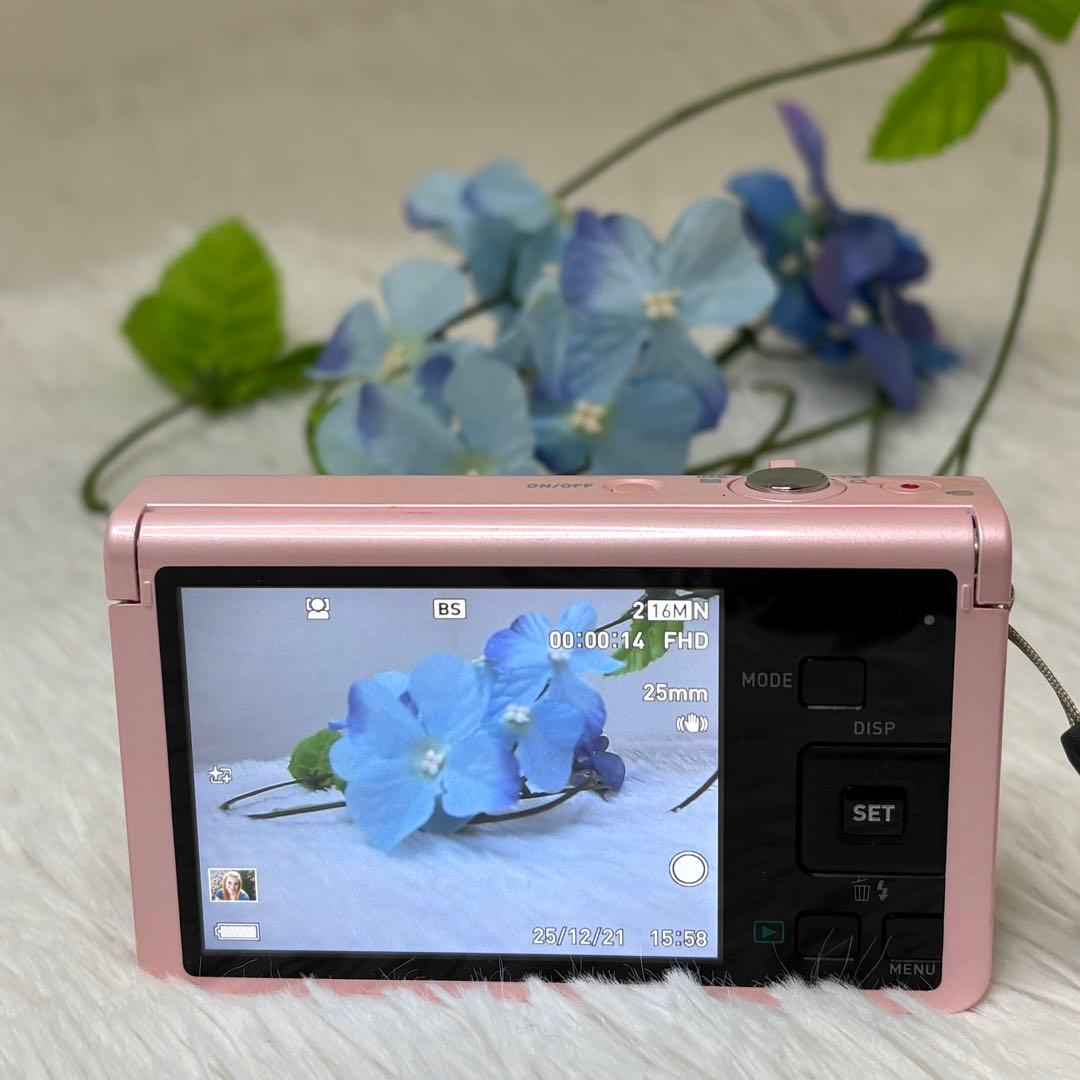 CASIO カメラ　EX-ZR70 ピンク　充電器　説明書 コンデジ　動作品