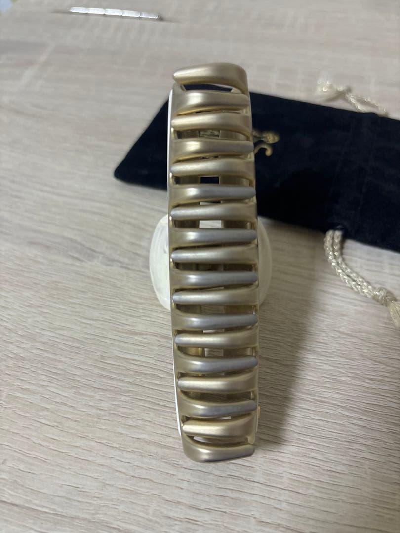 アレクサンドルドゥパリ　ヴァンドームヘアクリップL マーブル