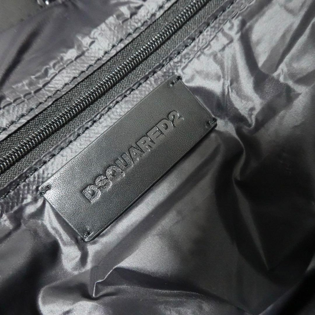 DSQUARED2 トートバッグ　ロゴ　ブラック　ナイロン　ショルダー　2way