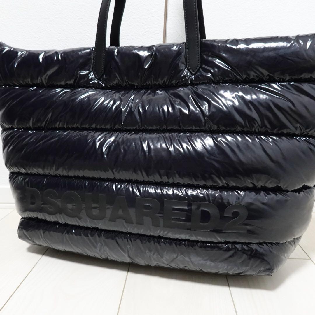 DSQUARED2 トートバッグ　ロゴ　ブラック　ナイロン　ショルダー　2way