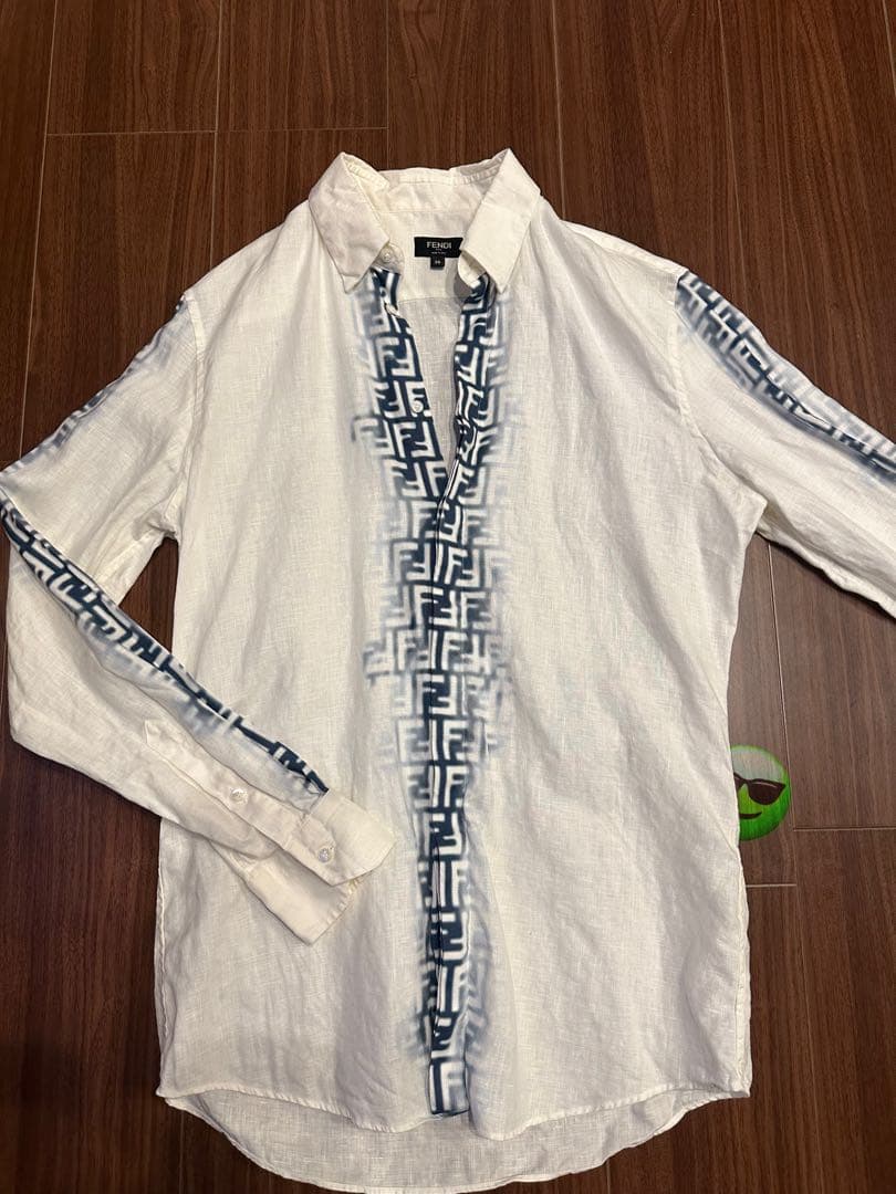 FENDIフェンディ　メンズ 長袖 シャツ39（M）