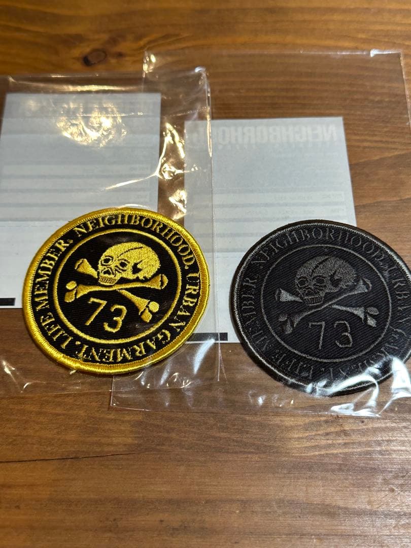 NEIGHBORHOOD Patch SKULL&BONES ワッペンSET