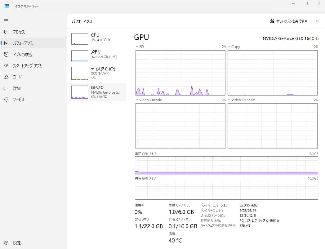 Ryzen7/GTX1660Ti/32GBメモリ/新品NVMe1TB/高級ケース