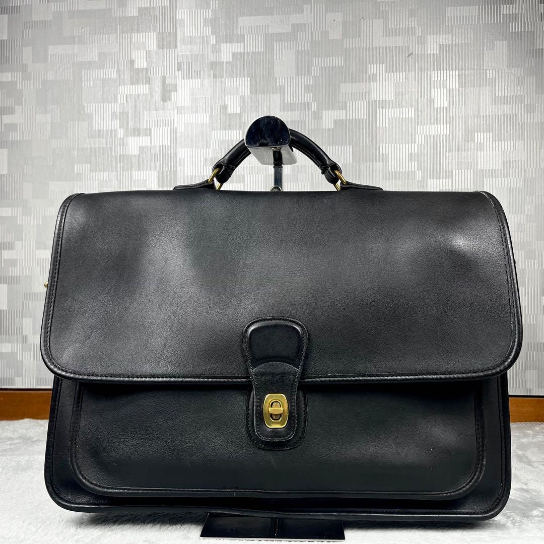バッグ Old Coach Metropolitan Briefcase Black