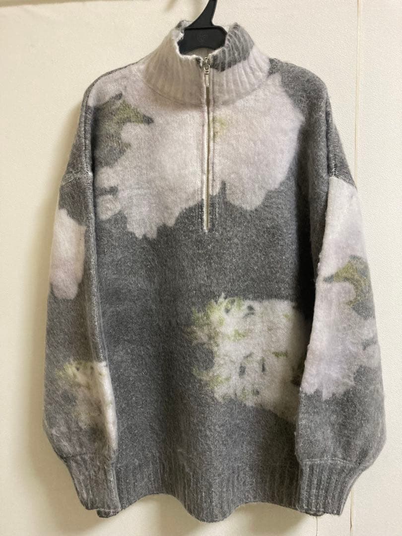 sahara グラデーションニット　グレー