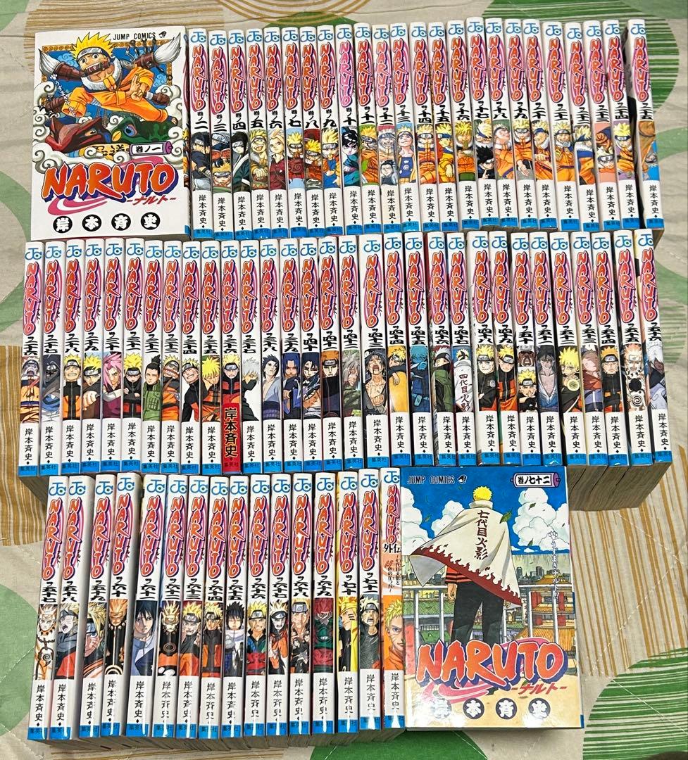 【翌日出荷‼️】　NARUTO ナルト　１巻から7２巻　全巻セット