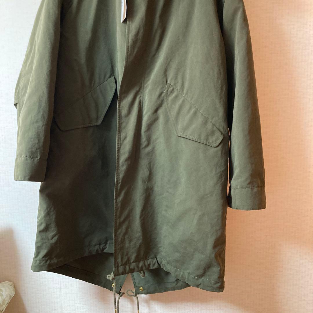 スピックアンドスパン　ファー付きモッズコート