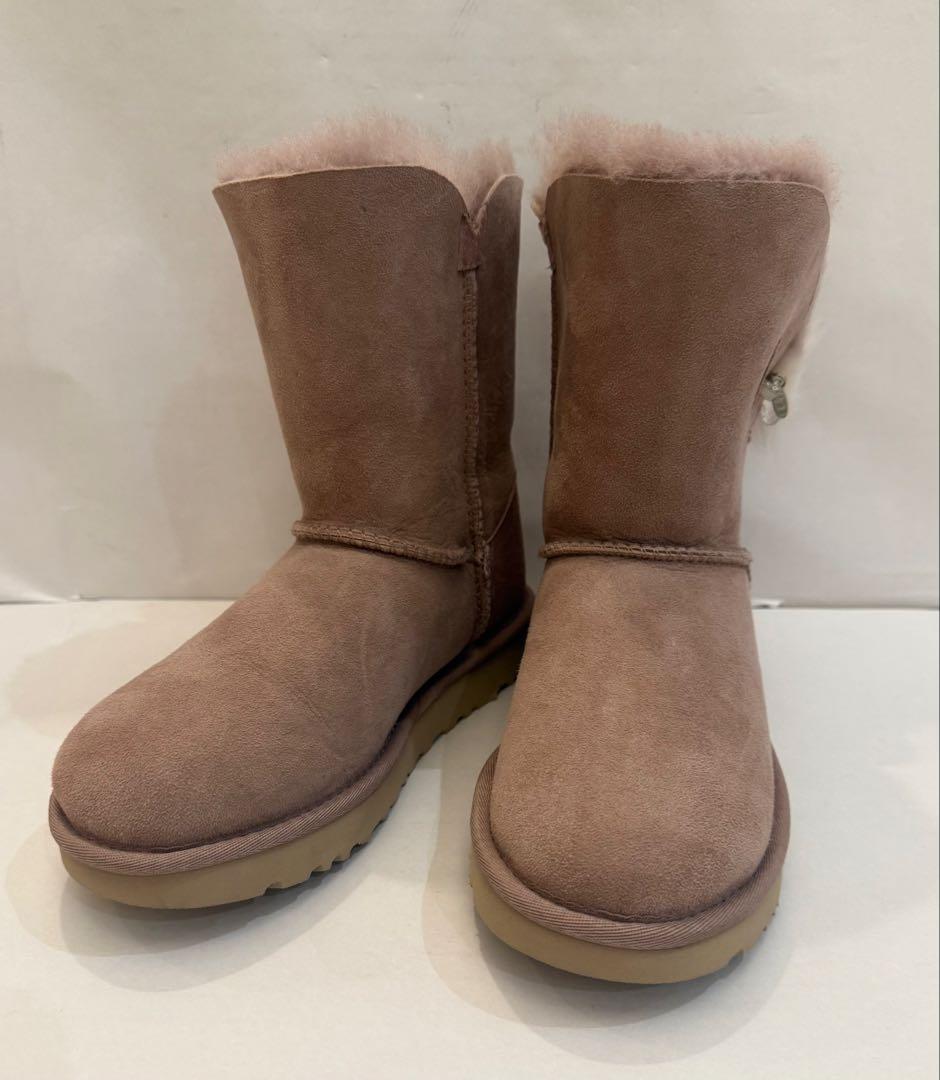 UGG ピンク スエード ムートンブーツ