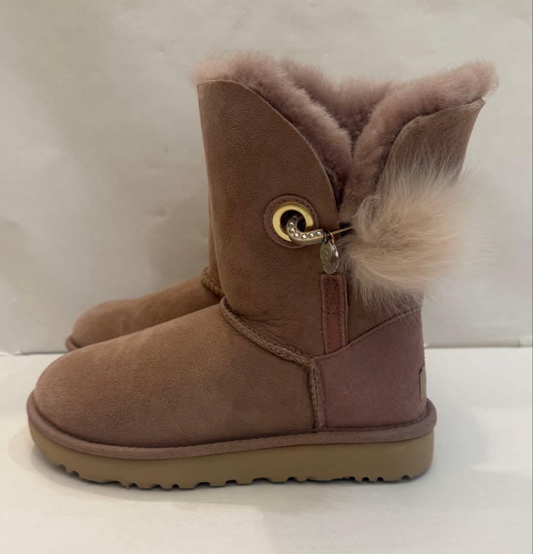 UGG ピンク スエード ムートンブーツ