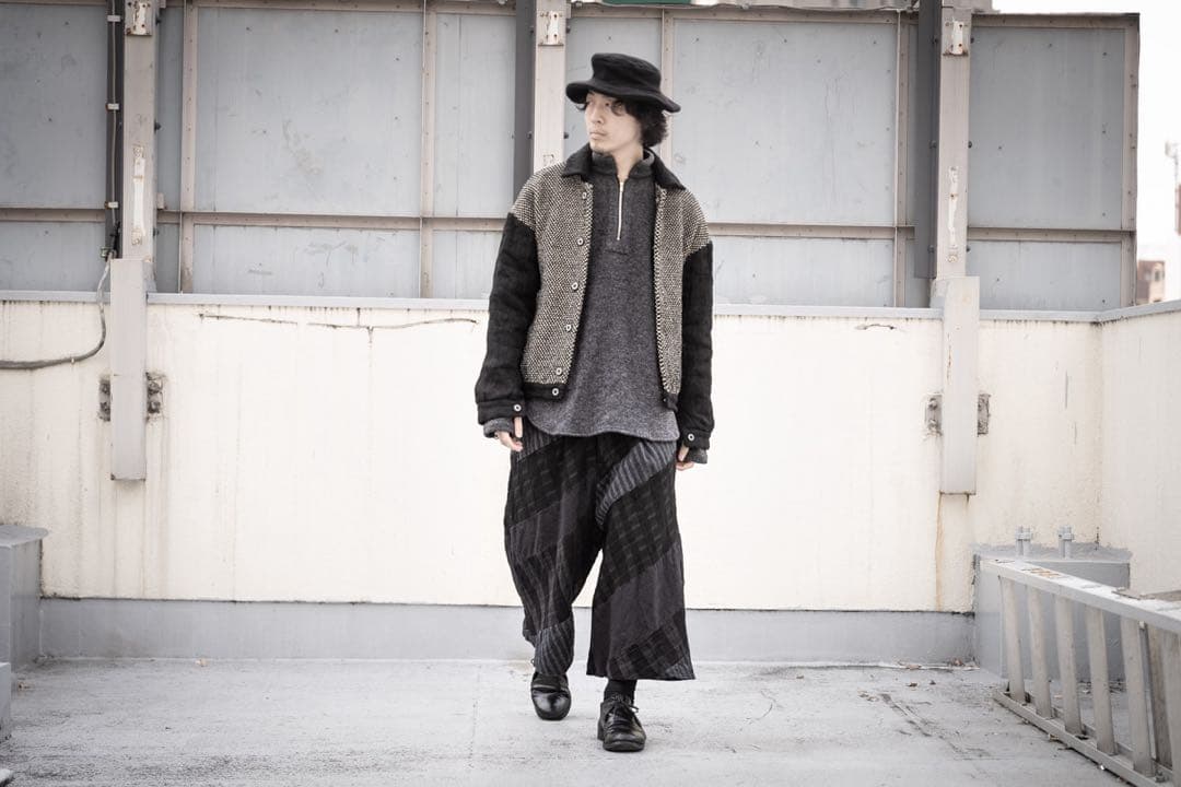 ジェフリービースモール geoffrey b.small ハーフジップセーター