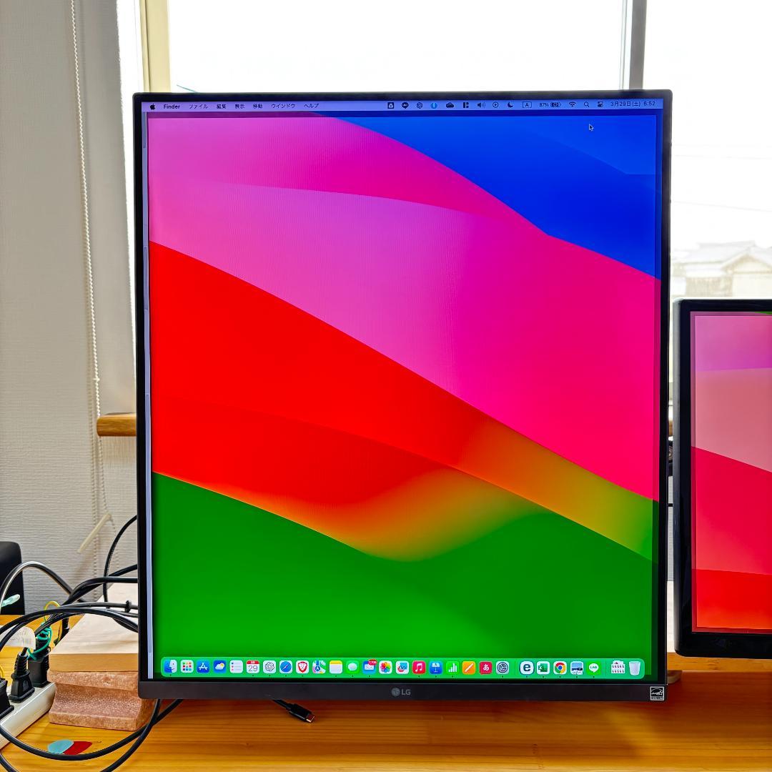 【ほぼ未使用】LGデュアルアップモニター SDQHD 28MQ780-B