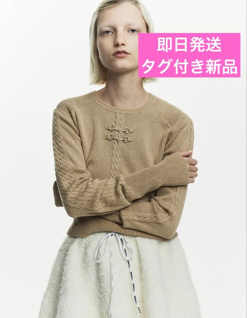 タグ付き新品 bibiy LINA CASHMERE KNIT ニット ベージュ