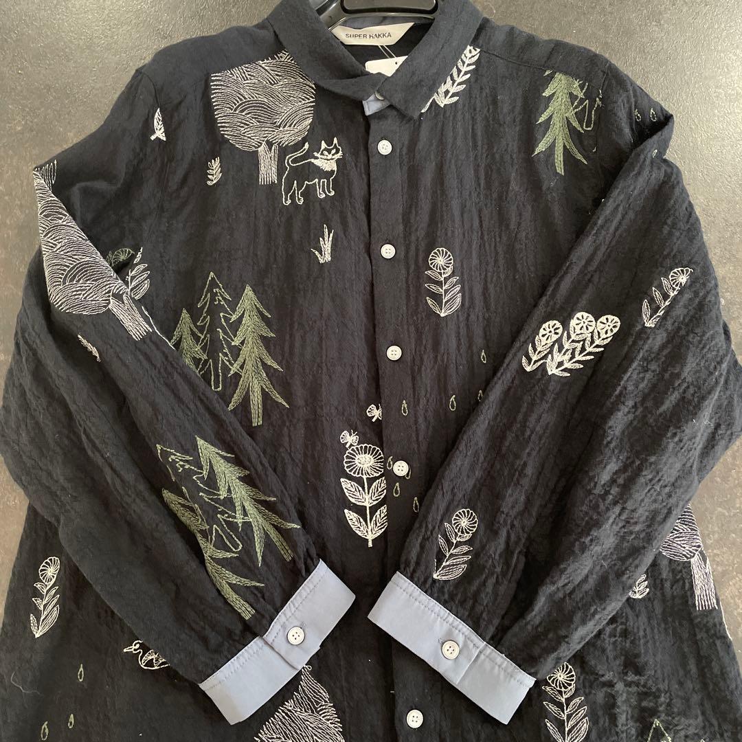 SUPER HAKKA スーパーハッカ　長袖ブラウス