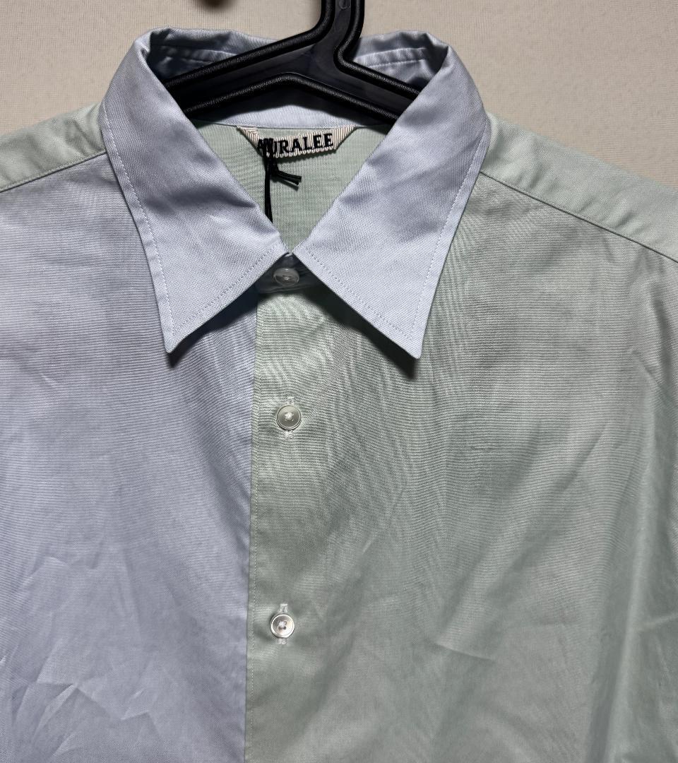 オーラリー 2025 FINX OX CHAMBRAY SHIRT サイズ0