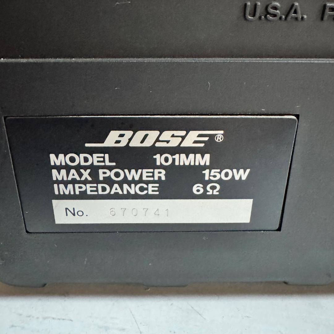 BOSE ボーズ ブラック スピーカー 101MM 2個セット 音響機器
