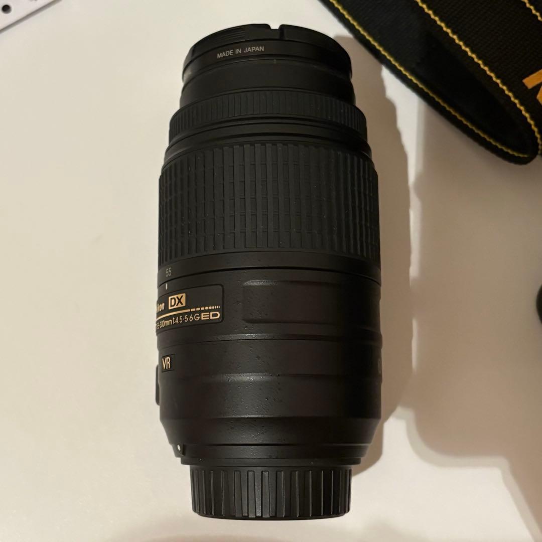 Nikon 一眼レフカメラ D5500 ダブルズームキット ブラック