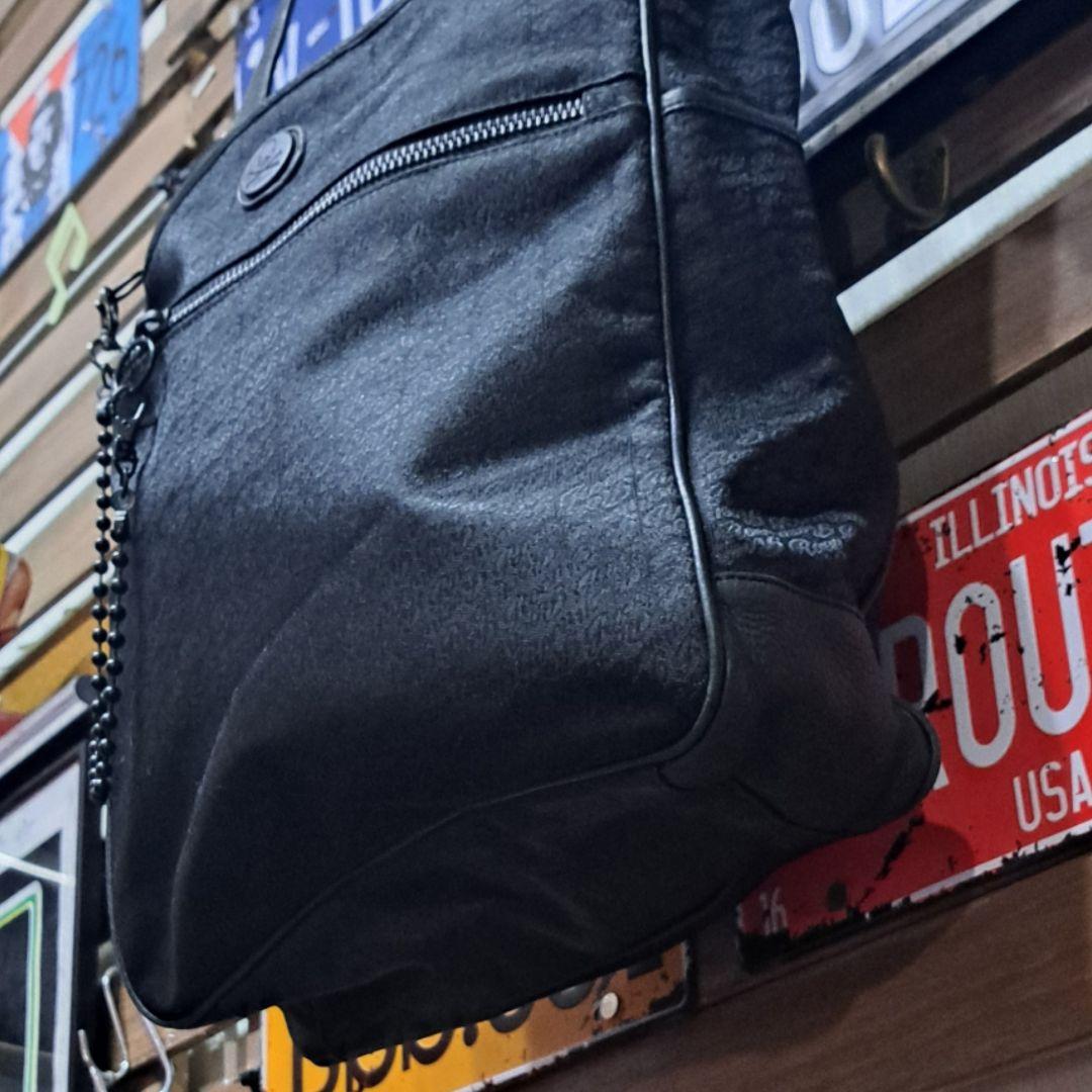 Roen 総柄　ロゴジャガード　ダブルチェーン　トートバッグ　ブラック