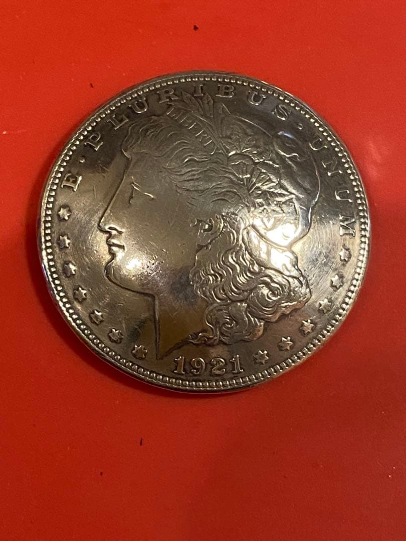 アメリカモルガンONE DOLLAR-シルバーコンチョ 1921年製