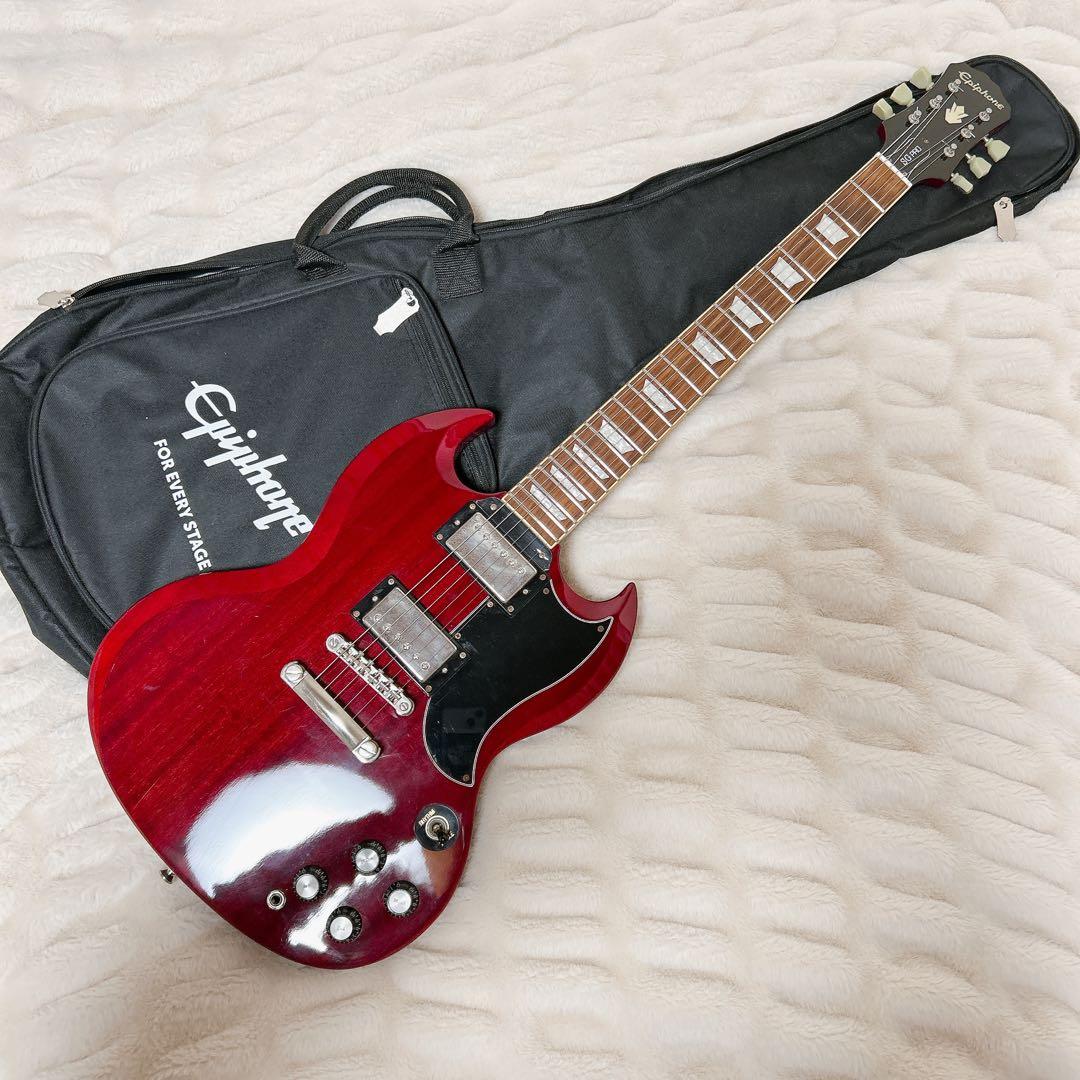 美品 Epiphone SG PRO G-400 2019年製 Cherry